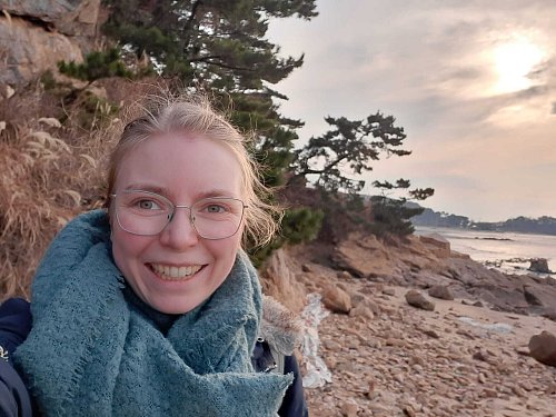 Weihnachten am Meer: Die Versmolderin Hannah Stickan machte zum Fest einen Ausflug. - © Hannah Stickan