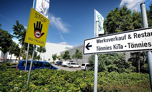 Der Werksverkauf bei Tönnies in Rheda-Wiedenbrück. - © Andreas Frücht