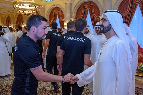 Während seiner Zeit in Dubai traf Miguel Alvarez den Herrscher des Emirats, Scheich Muhammad bin Raschid Al Maktum. - © privat