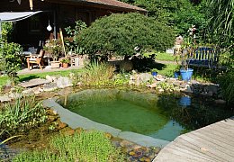 Der Garten von Lore und Dieter Halstenberg in Bad Oeynhausen