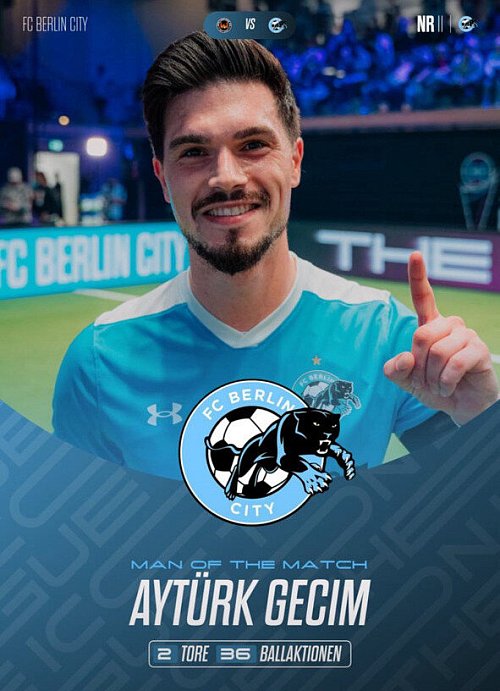 Aytürk Gecim wurde nach dem Sieg über Wontorrios FC zum "Man of the Match" gewählt. - © Icon League