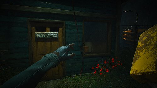 Es gibt sichere Plätze wie diese Radiostation, wo wir im wahrsten Sinne des Wortes durchatmen können und uns keine Monster auflauern. - © Saber Interactive