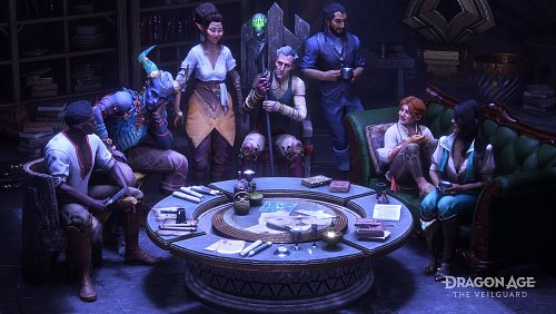 Unsere zusammengewürfelte Gruppe von Helden kommt immer wieder zusammen, um die Ereignisse zu besprechen. - © Bioware/EA