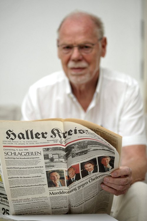 Der Chefermittler: Karl-Heinz Wallmeier machte die Balsam-Affäre öffentlich. 25 Jahre danach erinnert sich der Kripomann. - © Nicole Donath