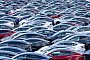Neue Tesla-Autos auf dem Lagerplatz - Scott Brauer/ZUMA Press Wire/dpa Neue Tesla-Autos auf dem Lagerplatz - Scott Brauer/ZUMA Press Wire/dpa
