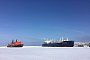 Russischer LNG-Tanker im arktischen Meer - Friedemann Kohler/dpa Russischer LNG-Tanker im arktischen Meer - Friedemann Kohler/dpa