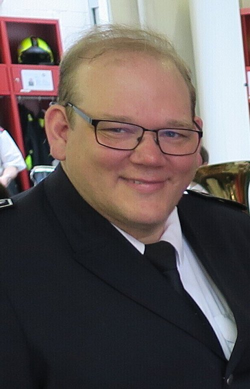 Borgholzhausens Feuerwehrchef Alexander Schlüter. - © Alexander Heim