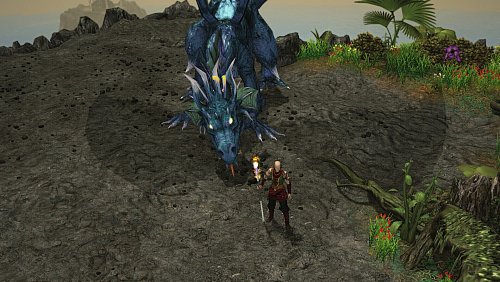 Bossmonster wie dieser Drache fordern unsere Helden besonders heraus, sie gehören zu den Highlights des Spiels. - © Deep Silver