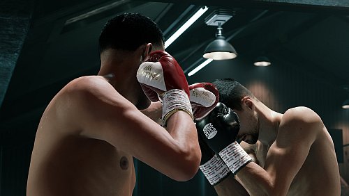David The Mexican Monster Benavidez (links im Bild) bereichert"Undisputed" mit seiner charakteristischen Aggressivität und Kraft. - © Steel City Interactive